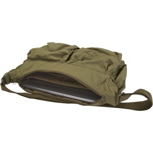 Calli 13" GRS recycled nylon laptop messenger bag - Img 8