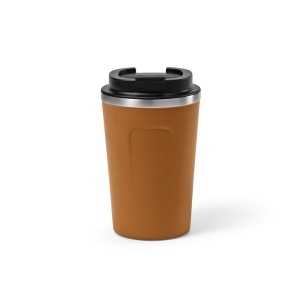 AO Pahar de călătorie Don din rSS și capac din bambus, 400 ml. Perete dublu