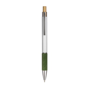 Click pen in aluminum. Colored grip with velvety effect, clip and metal details - Img 13