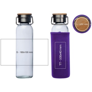 CM™ Sticlă de băut cu husă neopren, 600ml