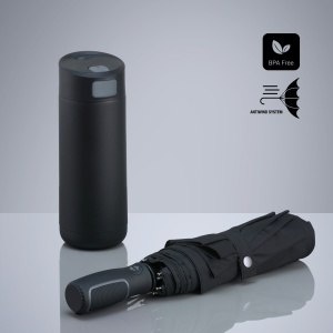 CO Dynamic Set: coffee mug 450 ml & automatic umbrella