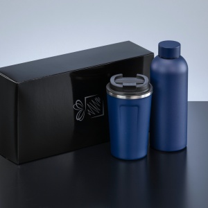 CO Nordic Set: sticlă termică pentru apă 500 ml și cană termică 350 ml