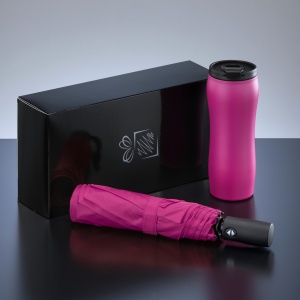CO Primo Set: cană cu vid 400 ml și umbrelă automată