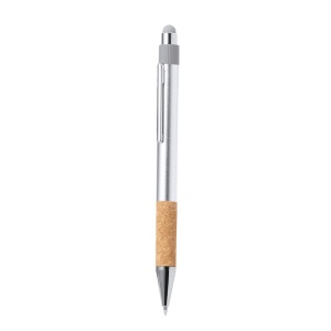 Fobox - Stylus Touch Ball Pen Recycled Aluminium/ Cork Jumbo Refill