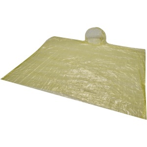 Fog poncho in round plastic container with carabiner - Img 12