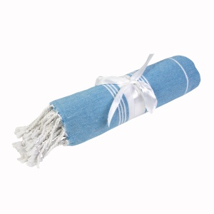Fouta beach towel/sarong, 100% cotton (182gr/m2) with tassels, 90 x 170 cm - Img 6
