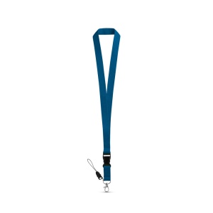 hi!™ ANQUETIL Lanyard din poliester cu carabina metalică