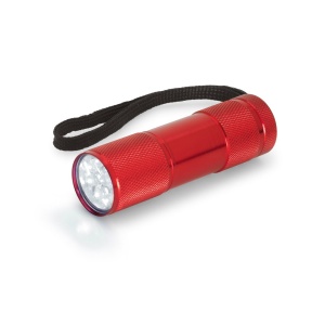 hi!™ FLASHY Lanternă din aluminiu cu 9 LED-uri