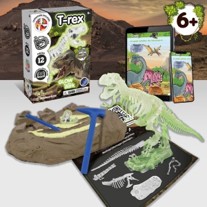 hi!™ Fossil Excavation Kit V Joc educațional furnizat cu o pungă de cadou pliabilă 190T