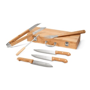 hi!™ KABSA Set de grătar furnizat într-o cutie din bambus