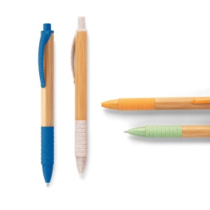 hi!™ KUMA Bamboo clip pen, non-slip grip - Img 7