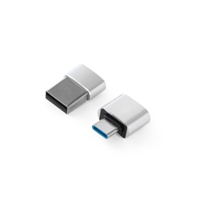 hi!™ MINSKY Set de 2 adaptoare USB-A / USB-C din aluminiu