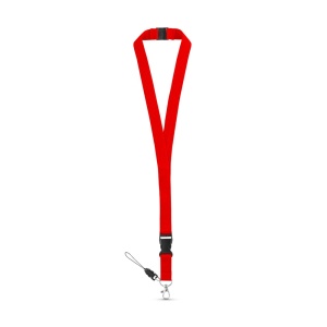 hi!™ MURRAY Lanyard din poliester cu carabina metalică