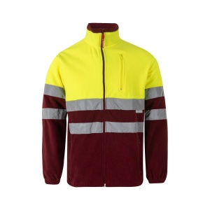 hi!™ VL EROS Jachetă fleece în două tonuri (280g/m²), din poliester (100%)