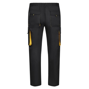 hi!™ VL HYPNOS Pantaloni de twill cu buzunare multiple în două tonuri (200g/m²), din bumbac (35%) și poliester (65%)