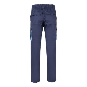 hi!™ VL HYPNOS Pantaloni de twill cu buzunare multiple în două tonuri (200g/m²), din bumbac (35%) și poliester (65%)