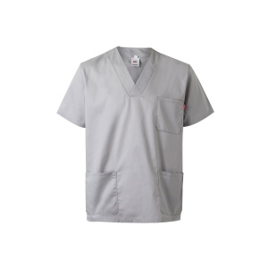 hi!™ VL ILLAPA Tunică din twill (190g/m²) cu mâneci scurte, din poliester (65%) și bumbac (35%)