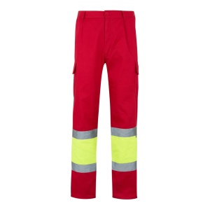 hi!™ VL POSEIDON LARGE Pantaloni din twill cu buzunare multiple în două tonuri (210g/m²), din bumbac (20%) și poliester (80%)