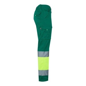 hi!™ VL ZEUS LARGE Pantaloni elastici cu buzunare multiple, în două tonuri (240 g/m²), din bumbac (46%), EME (38%) și poliester (16%) - Img 15