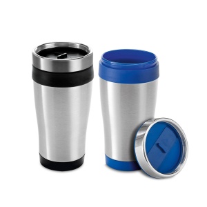 HI BATUM. 420 mL stainless steel and PP travel cup