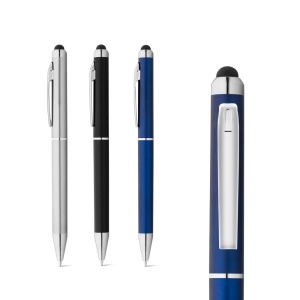 HI ESLA. ABS ball pen with metallic finish