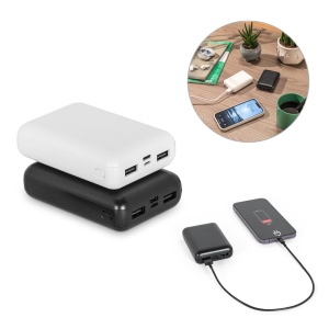 HI LEAKEY 10. Power bank 10'000 mAh în ABS reciclat (100% rABS)
