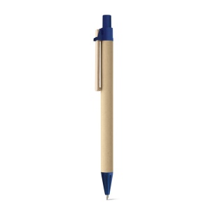 HI NAIROBI. Kraft paper ball pen with wooden clip - Img 1