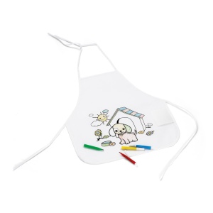 HI NILO. Children's apron for colouring in non-woven (80 g/m²) - Img 4