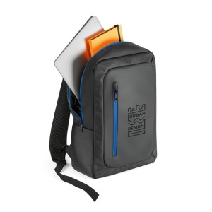 HI OSASCO. 15" laptop backpack in high-density 600D recycled polyester - Img 6