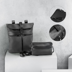 HI ROVER BACKPACK. Rucsac din microfibră și PU