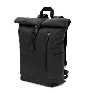 HI SAINT. Roll top backpack in recycled cotton and recycled polyester (380 g/m²) - Img 1