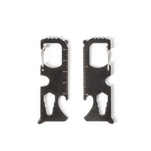 HI SCREWY. Stainless steel multifunction card with 8 functions