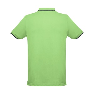 HI THC ROME. Men's Polo Shirt with contrast colour trim and buttons - Img 13
