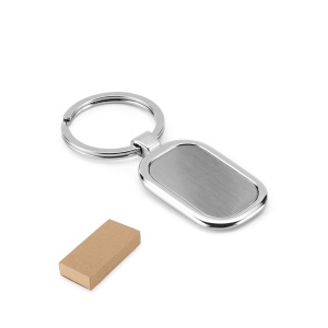 HI ZABEL. Breloc din metali cu posibilitatea de personalizare cu doming