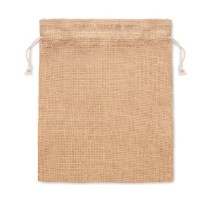 JUTE SMALL Small jute gift bag 14 x 22 cm - Img 2