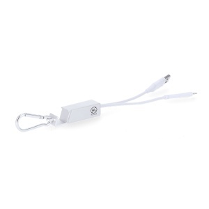 Leony - Charger USB Hub Recycled Aluminium 1 Hub Type C. 1 Hub USB 2.0. Micro USB, Type C and Lightning Connection 5V DC 2A - Img 2