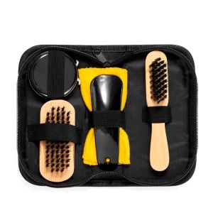 MAK Aeron - Shoe Cleaning Set 5 Accessories. Polyester RPET Pouch