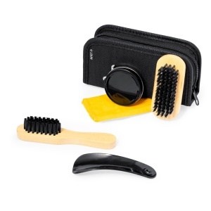 MAK Aeron - Shoe Cleaning Set 5 Accessories. Polyester RPET Pouch - Img 3