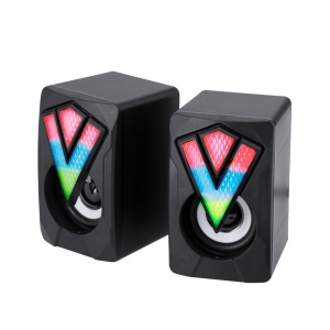 MAK Alan - Speaker Multicolour Led Lights. Sound Power 3W. 3,5 mm Jack Socket and USB