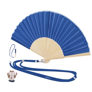 MAK Crusoe - Hand Fan Bamboo/ Polyester - Img 1
