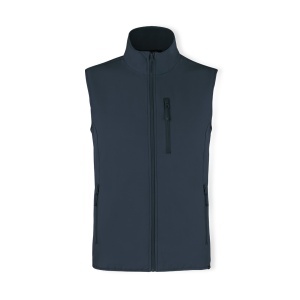 MAK Jandro - Vest Double Layer. Outside: Soft Shell, 92% Polyester RPET/ 8% Elastane. Inside: 100% Polyester Microfleece RPET. 300 g/ m2 Wind and Water Resistant - Img 4