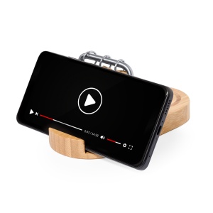 MAK Sainford - Multifunction Charger Bamboo/ Metal Wireless 15W. 50 Sticky Notes 4,5 x 4,5 cm. USB Output. Type C Output and Input - Img 5
