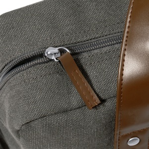 MAK Tramez - Document Bag PU/ Canvas 480 g/ m2 Padded. Padded Laptop Compartment