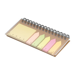 MC Sticky note set with spiral pad