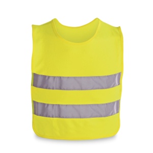 MIKE. Vestă reflectorizantă pentru copii din poliester (100%) - Img 2