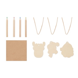 MO™ CX1535 Set de ornamente din lemn pentr