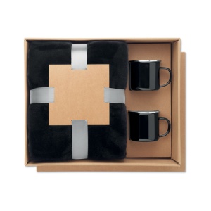 MO AGRADABLE Fleece blanket & 2 mugs set - Img 2