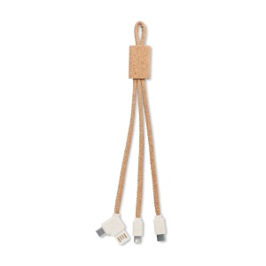 MO CABIE 3 in 1 charging cable in cork