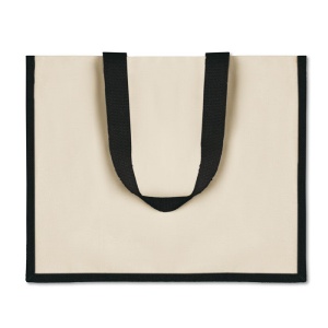 MO CAMPO DE FIORI - Jute and canvas shopping bag - Img 8