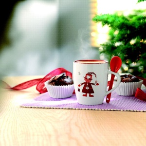 MO CLAUS - Mug with spoon 250ml - Img 3